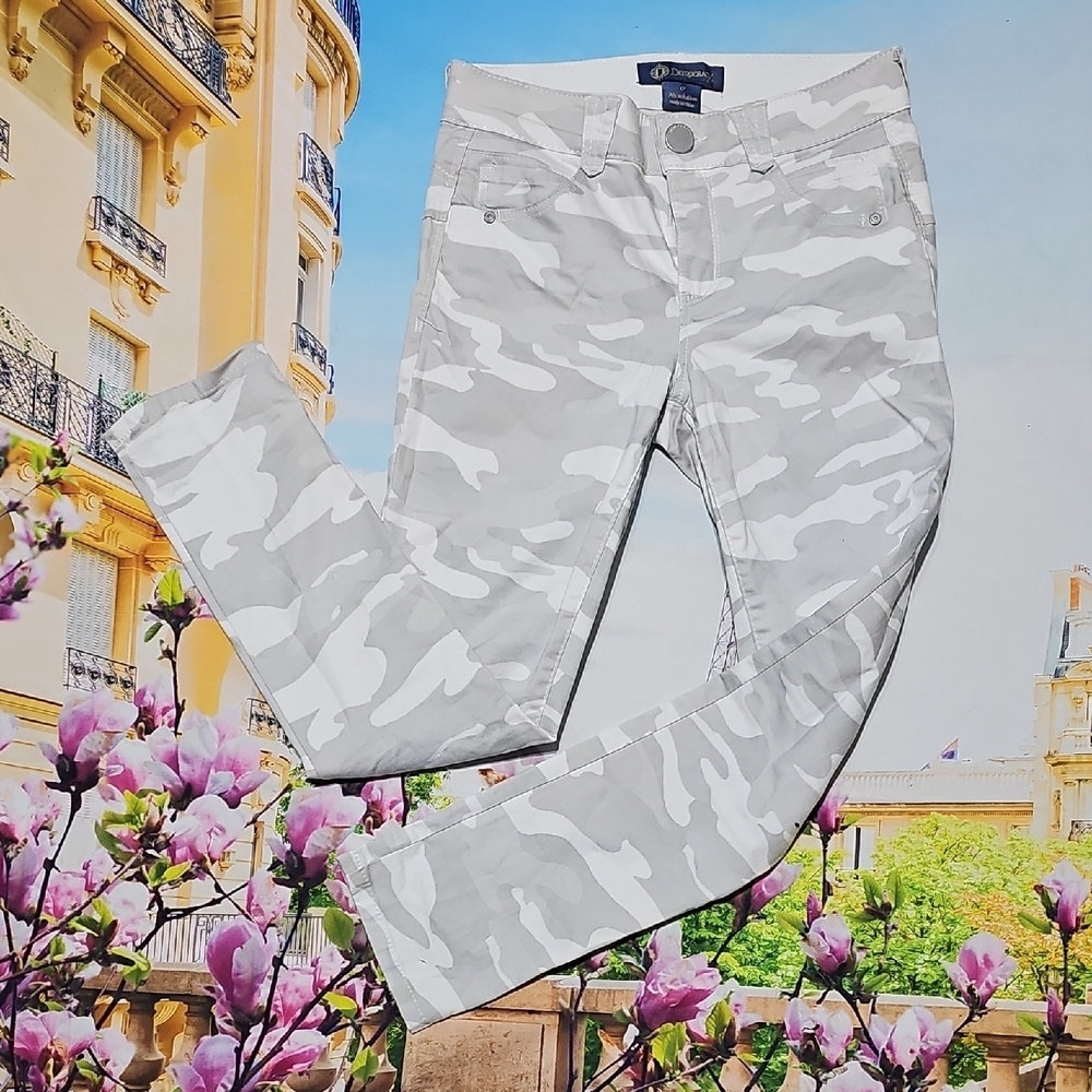 Democracy Ab Solution Camouflage Women's Jeans Size 0 New - Picture 3 of 6